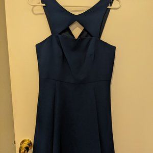 Royal blue sleeveless, short dress